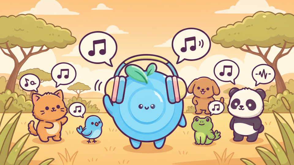 Sound Safari game - hear animal names in English and Chinese